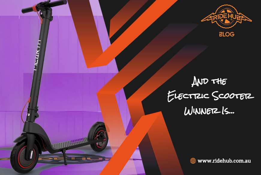 And the Electric Scooter Winner Is...