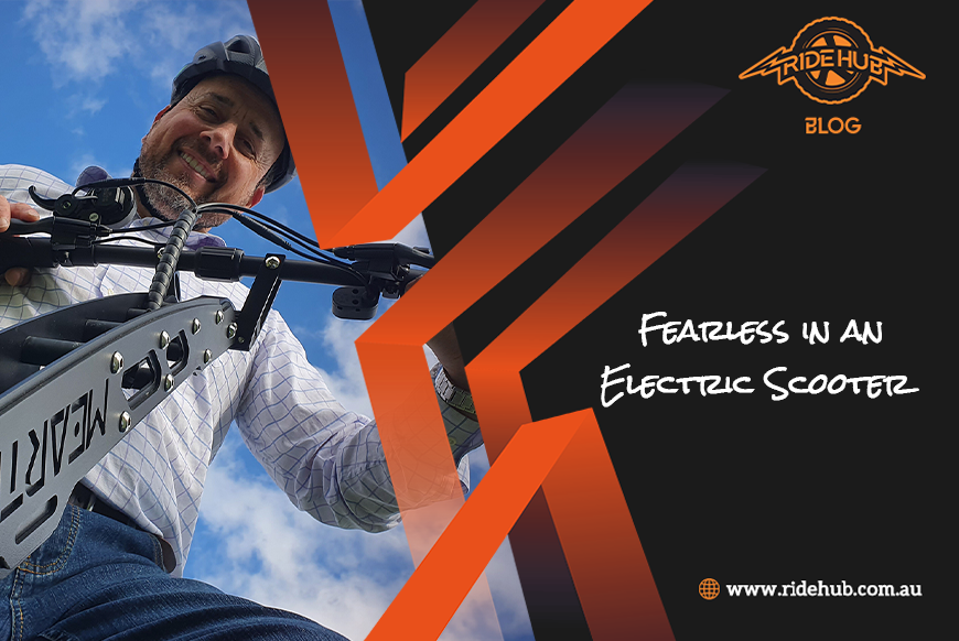 Fearless in an Electric Scooter