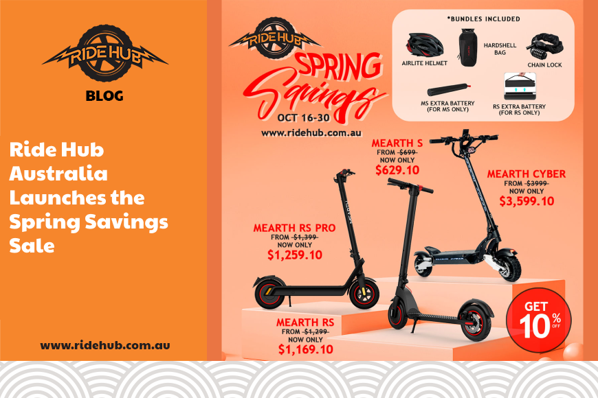 Ride Hub Australia Launches the Spring Savings Sale