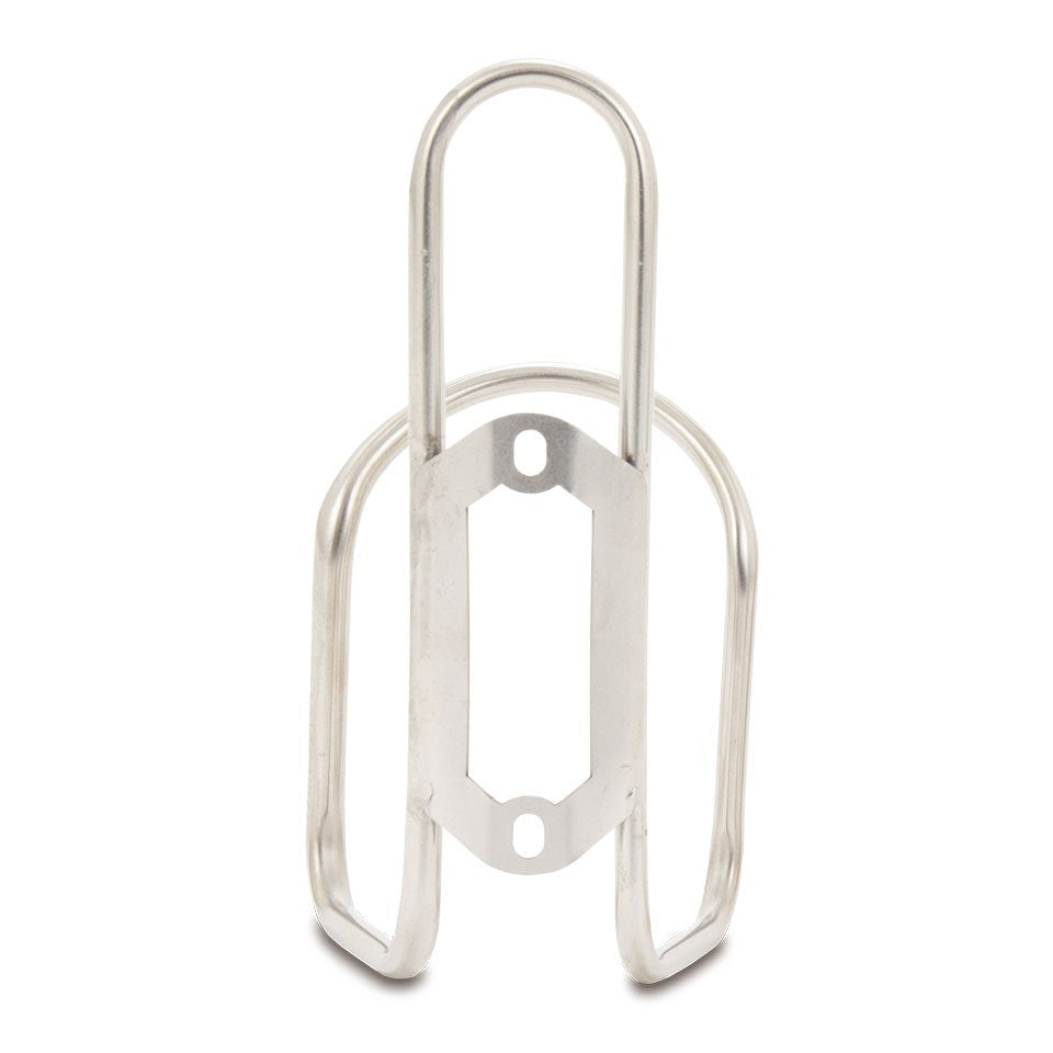 Minoura Stainless Steel Bottle Cage Fix-Position Silver